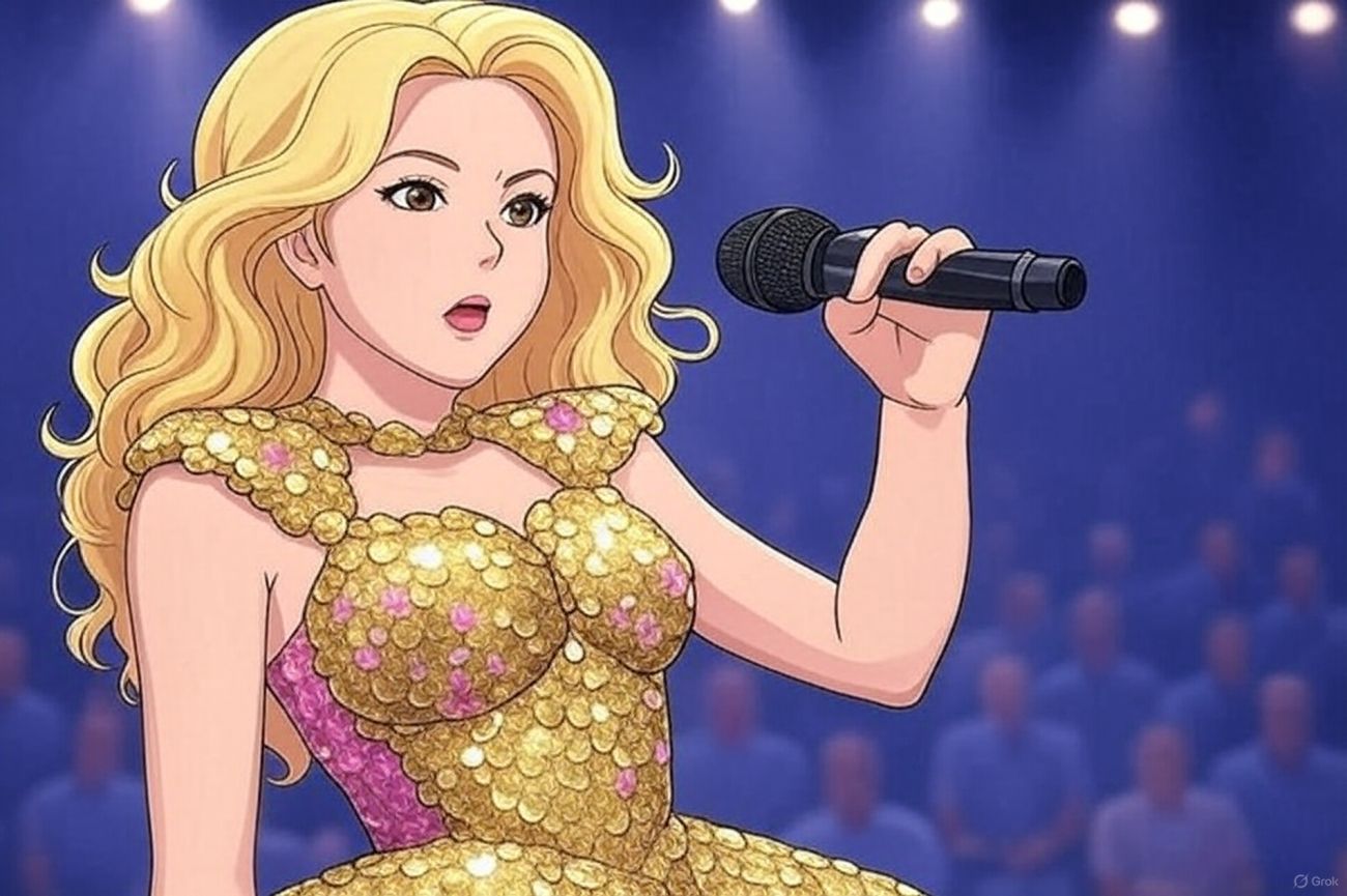 La superestrella de la música latina, Shakira al estilo Studio Ghibli | Foto: Grok